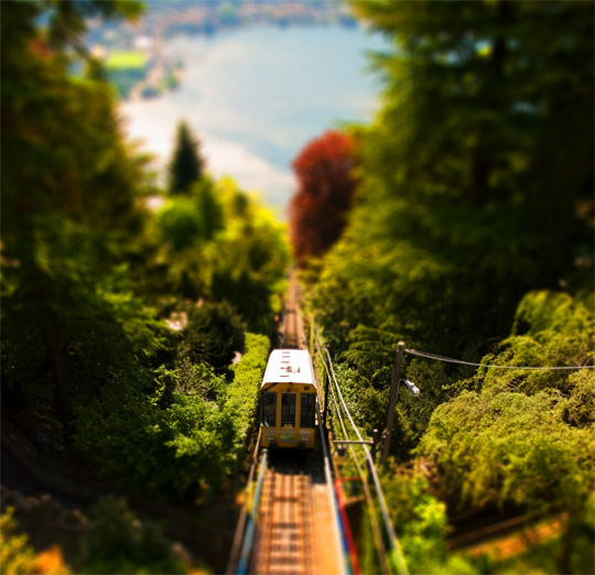 tilt shift photography