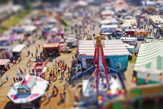 tilt shift photography