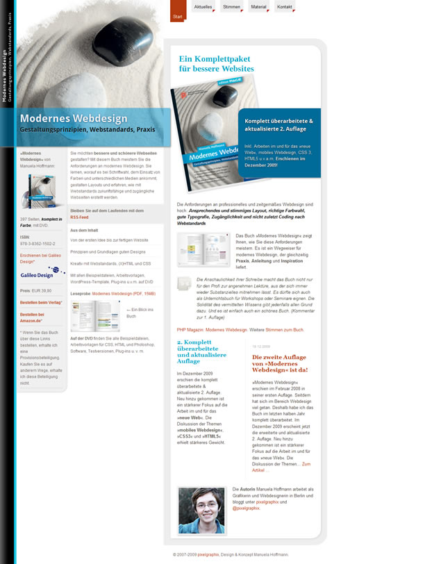 Modernes Webdesign
