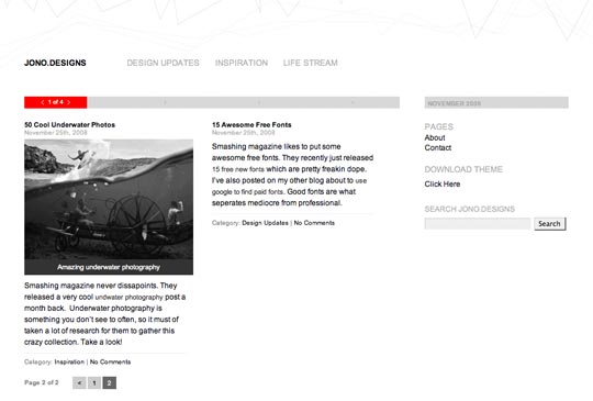 minimal themes