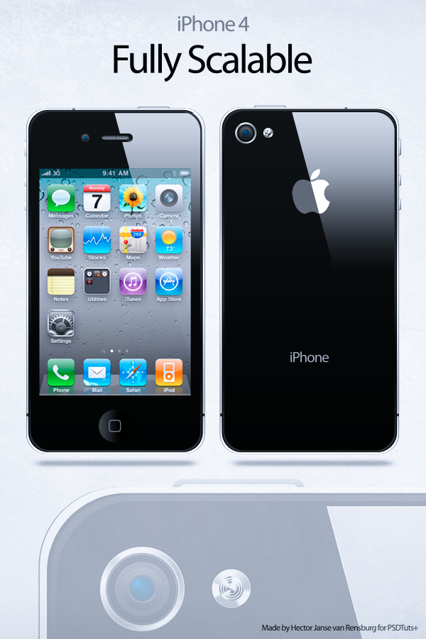 免费矢量iPhone4下载
