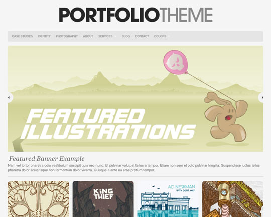 wordpress portfolio theme