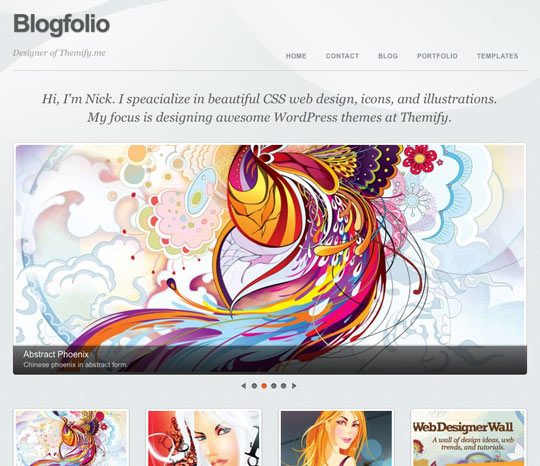 wordpress portfolio theme