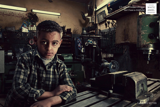 Print Ad - Egyptian Boy