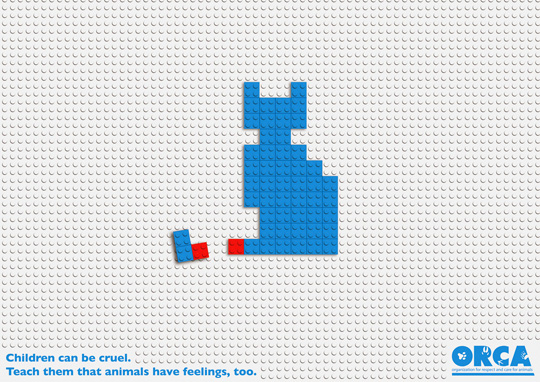 Print Ad - Injured Animal Lego