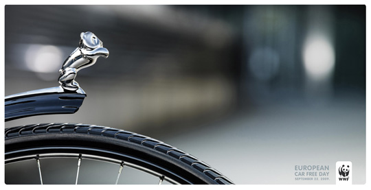 Print Ad - Bicycle with Panda