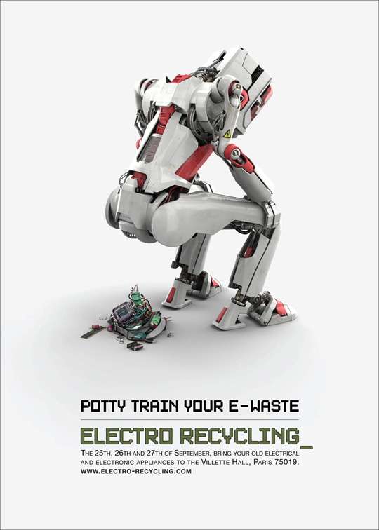 Print Ad - Robot Potty